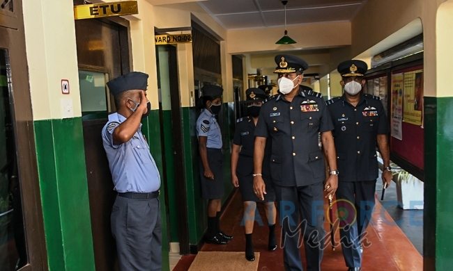 Commander's Inspection of SLAF Base Vavuniya