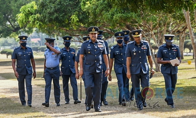 Commander's Inspection of SLAF Base Vavuniya