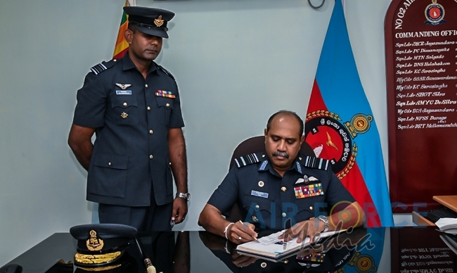 Commander's Inspection of SLAF Base Vavuniya