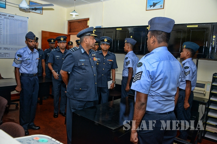Annual AOC’s Inspection at SLAF Base Vauniya