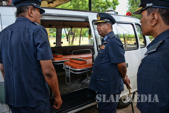 Annual AOC’s Inspection at SLAF Base Vauniya