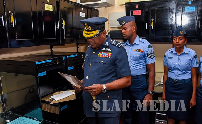 Annual Commander’s Inspection of SLAF Base Vavuniya