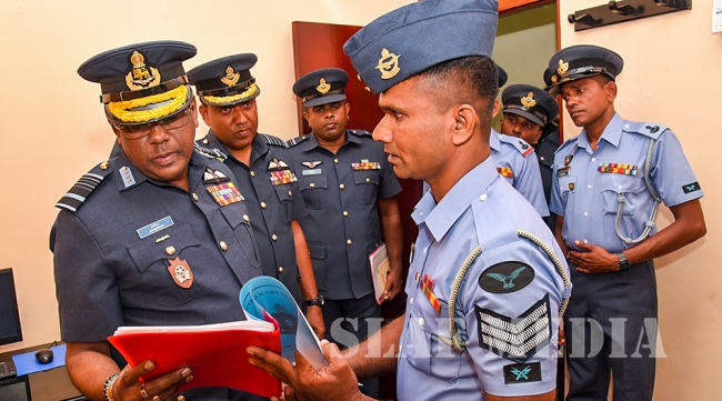 Annual Commander’s Inspection of SLAF Base Vavuniya
