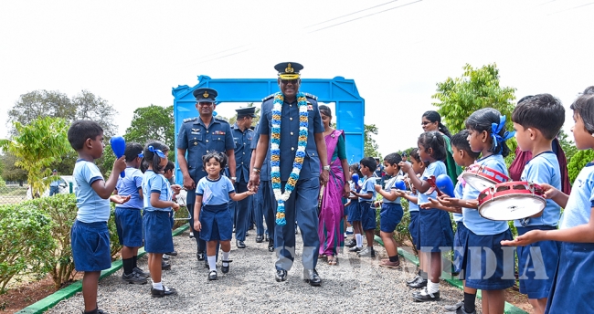 Annual Commander’s Inspection of SLAF Base Vavuniya