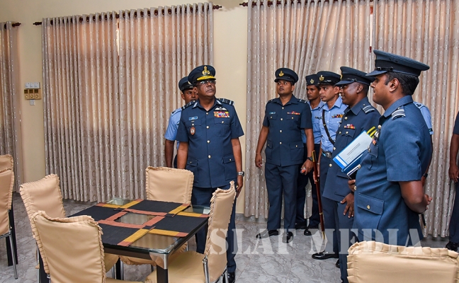Annual Commander’s Inspection of SLAF Base Vavuniya