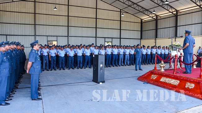 Annual Commander’s Inspection of SLAF Base Vavuniya