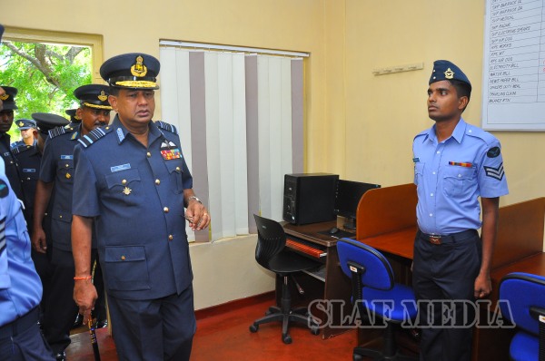 AOC's Inspection at SLAF Station Weerawila