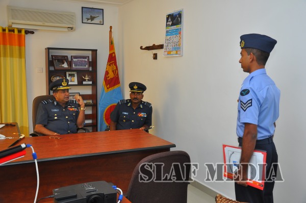AOC's Inspection at SLAF Station Weerawila