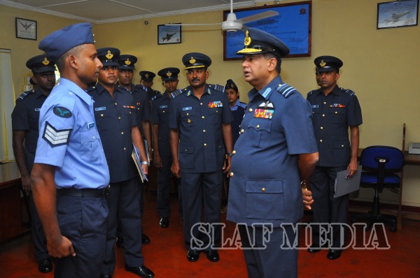 AOC's Inspection at SLAF Station Weerawila