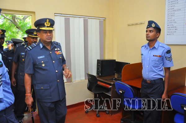AOC's Inspection at SLAF Station Weerawila