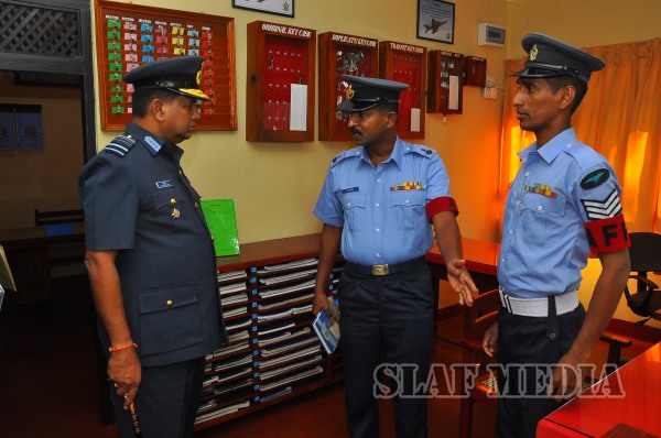 AOC's Inspection at SLAF Station Weerawila