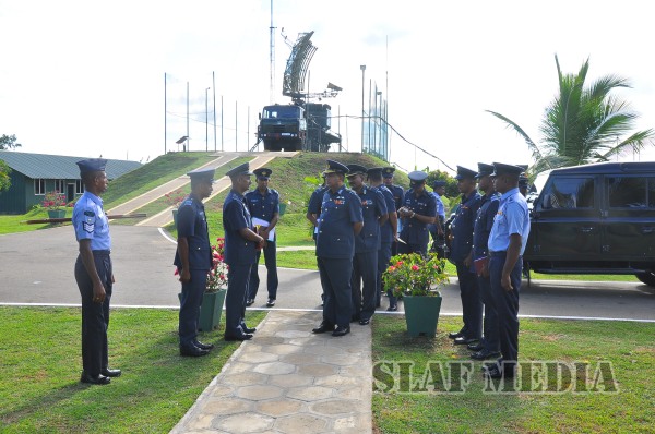 AOC's Inspection at SLAF Station Weerawila