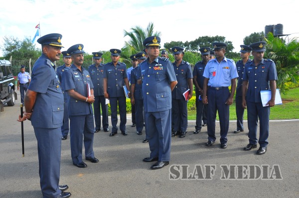 AOC's Inspection at SLAF Station Weerawila