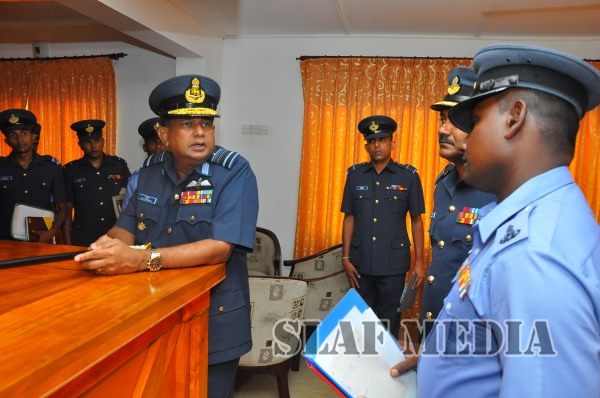 AOC's Inspection at SLAF Station Weerawila