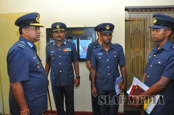 AOC's Inspection at SLAF Station Weerawila