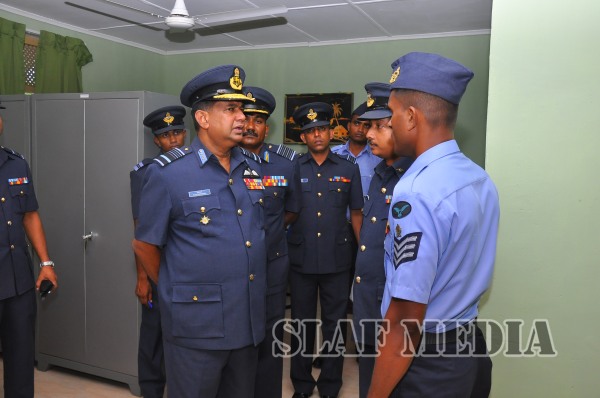 AOC's Inspection at SLAF Station Weerawila