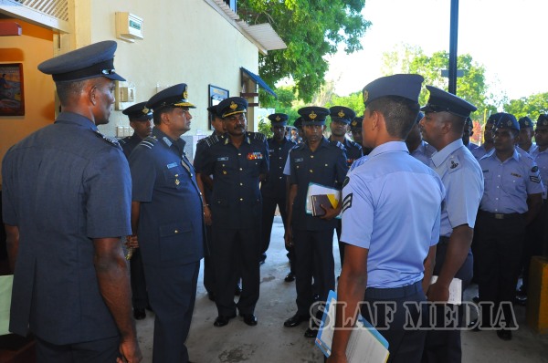 AOC's Inspection at SLAF Station Weerawila