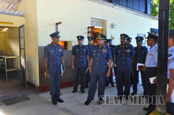 AOC's Inspection at SLAF Station Weerawila