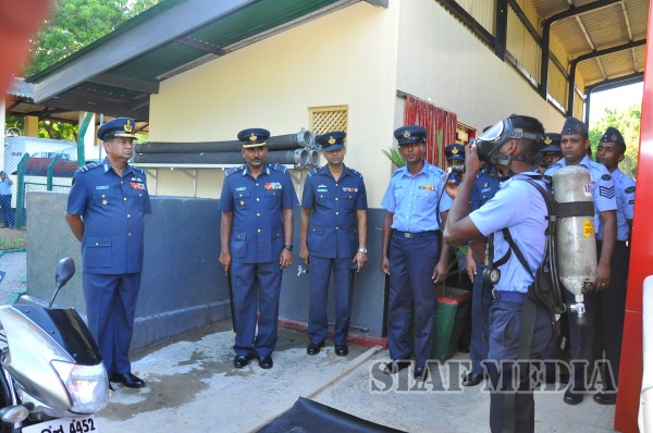 AOC's Inspection at SLAF Station Weerawila