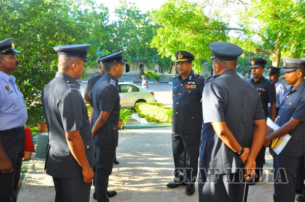AOC's Inspection at SLAF Station Weerawila