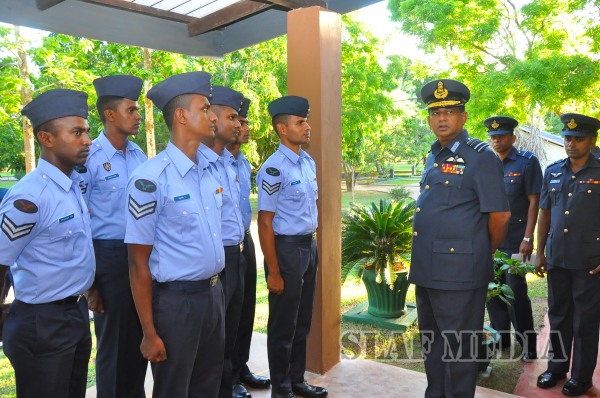 AOC's Inspection at SLAF Station Weerawila