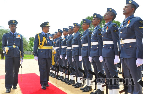 AOC's Inspection at SLAF Station Weerawila