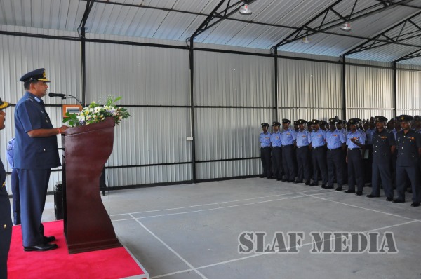 AOC's Inspection at SLAF Station Weerawila