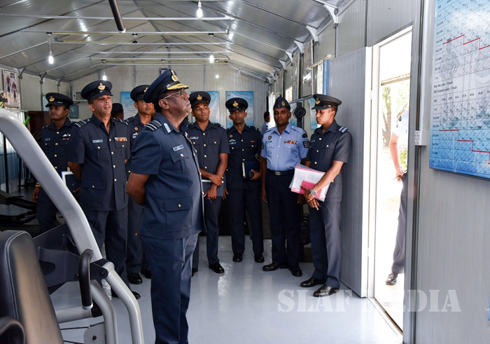 AOC's Inspection at SLAF Station Weerawila