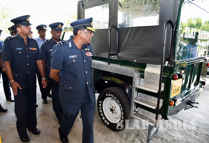 AOC's Inspection at SLAF Station Weerawila