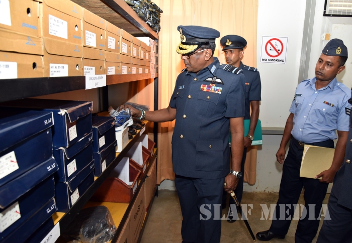AOC's Inspection at SLAF Station Weerawila