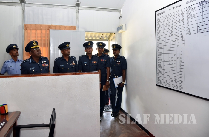 AOC's Inspection at SLAF Station Weerawila