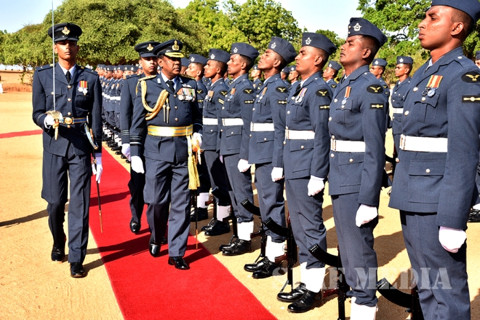AOC's Inspection at SLAF Station Weerawila