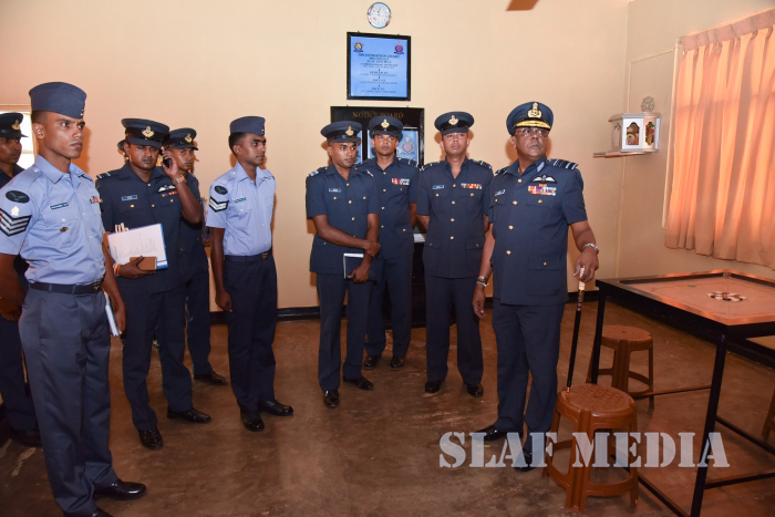 AOC's Inspection at SLAF Station Weerawila