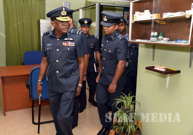 AOC's Inspection at SLAF Station Weerawila