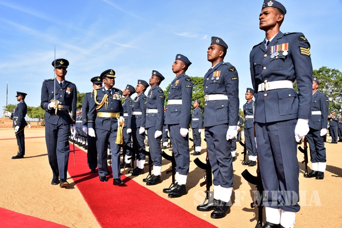 AOC's Inspection at SLAF Station Weerawila