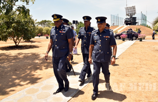 AOC's Inspection at SLAF Station Weerawila