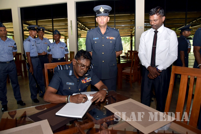 AOC's Inspection at SLAF Station Weerawila