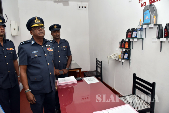 AOC's Inspection at SLAF Station Weerawila