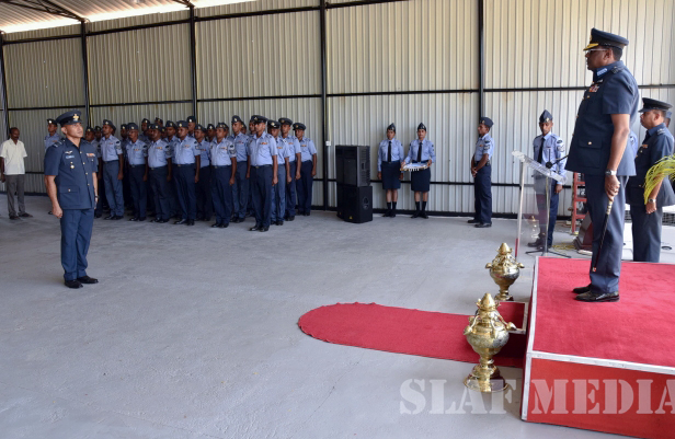AOC's Inspection at SLAF Station Weerawila