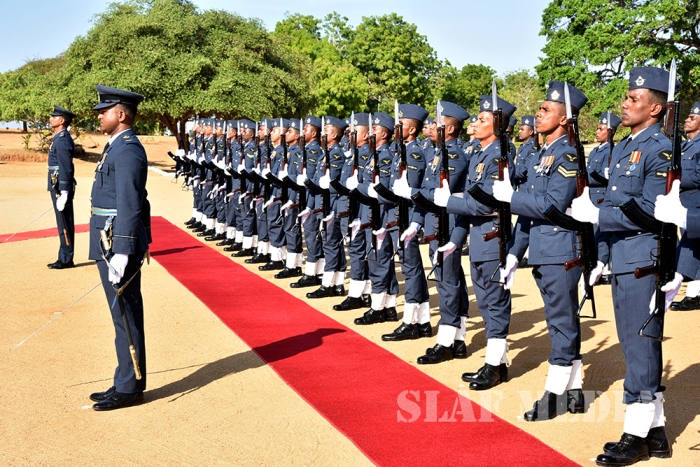AOC's Inspection at SLAF Station Weerawila