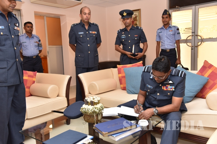 AOC's Inspection at SLAF Station Weerawila