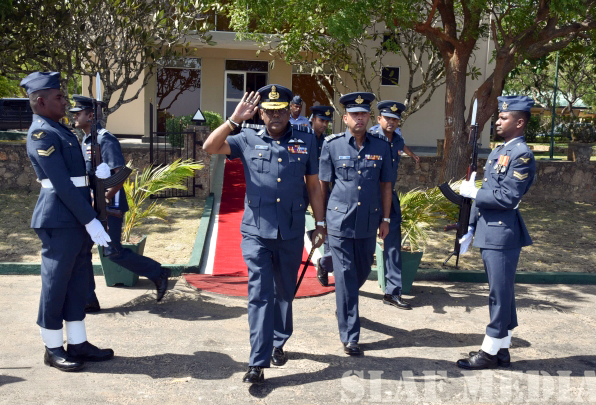 AOC's Inspection at SLAF Station Weerawila