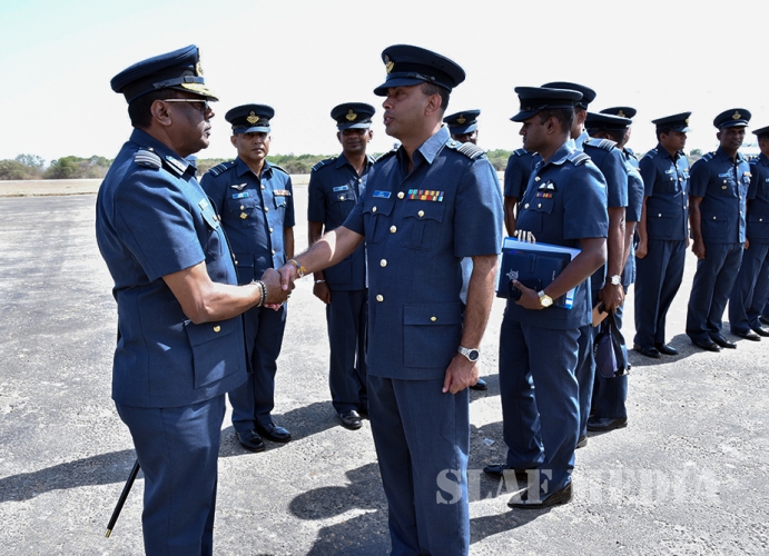 AOC's Inspection at SLAF Station Weerawila