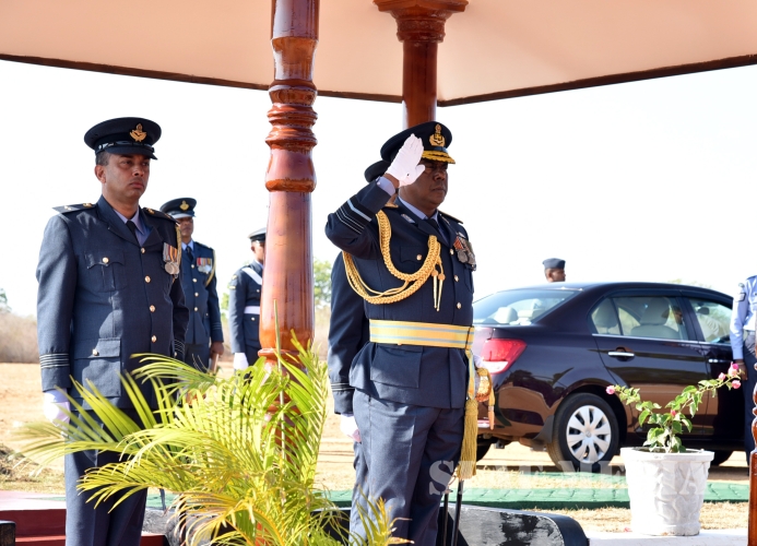 AOC's Inspection at SLAF Station Weerawila