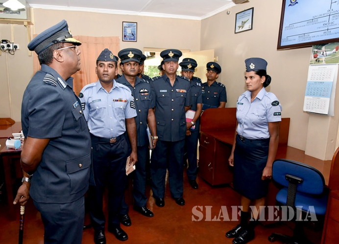 AOC's Inspection at SLAF Station Weerawila