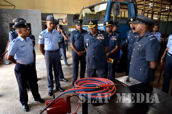 Annual Commander's Inspection at SLAF Base Anuradhapura