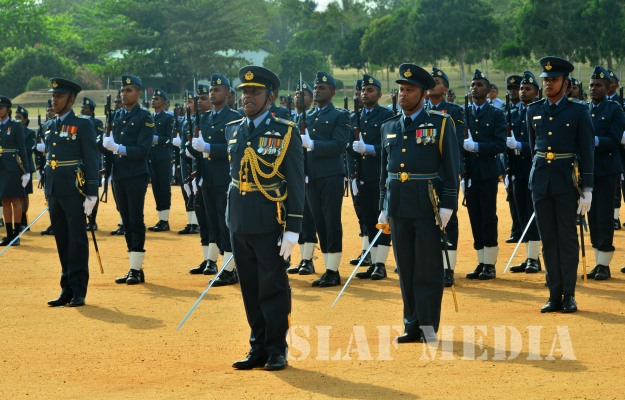 Annual
Commander's Inspection at SLAF Base Anuradhapura