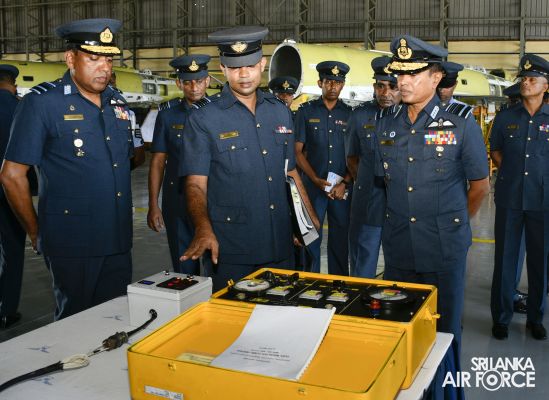 COMMANDER’S INSPECTION OF SLAF BASE KATUNAYAKE