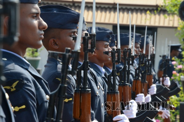 Annual Commander's Inspection at Slaf Station Iranamadu