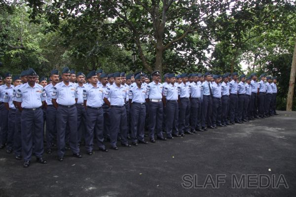 Annual Commander's
Inspection - SLAF Unit Mirigama - 2012